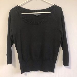 Banana republic black merino wool sweater